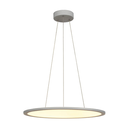 SLV LED PANEL ROUND, Pendelleuchte , silbergrau, 360LED, 40W, dimmbar 1-10V, 3000K