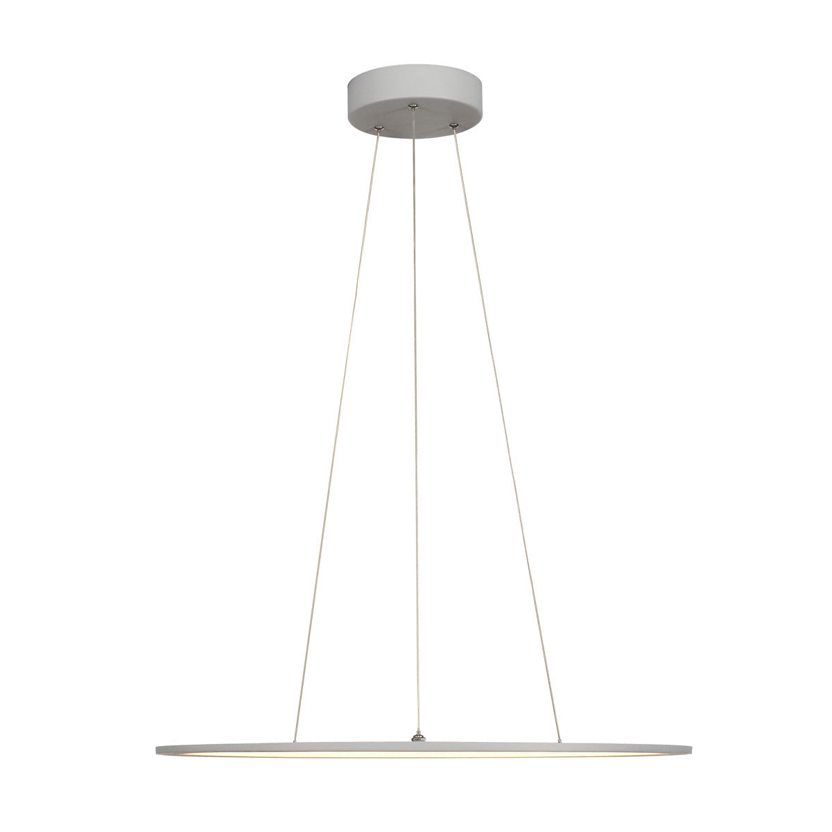 SLV LED PANEL ROUND, Pendelleuchte , silbergrau, 360LED, 40W, dimmbar 1-10V, 3000K
