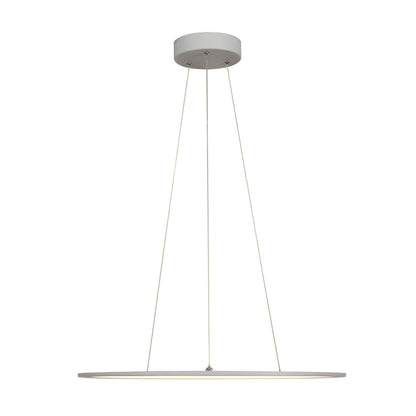 SLV LED PANEL ROUND, Pendelleuchte , silbergrau, 360LED, 40W, dimmbar 1-10V, 3000K