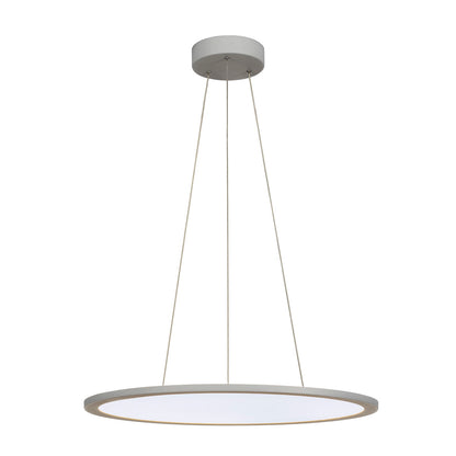 SLV LED PANEL ROUND, Pendelleuchte , silbergrau, 360LED, 40W, dimmbar 1-10V, 4000K
