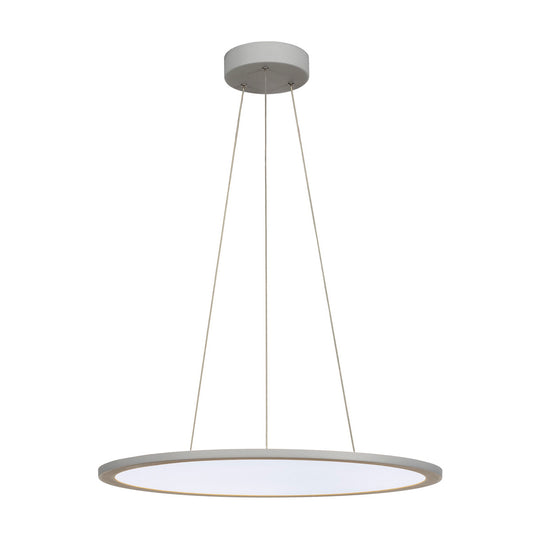 SLV LED PANEL ROUND, Pendelleuchte , silbergrau, 360LED, 40W, dimmbar 1-10V, 4000K