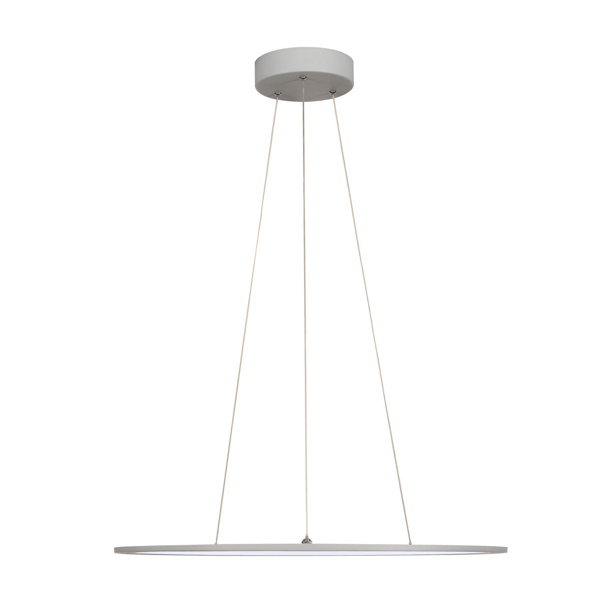 SLV LED PANEL ROUND, Pendelleuchte , silbergrau, 360LED, 40W, dimmbar 1-10V, 4000K