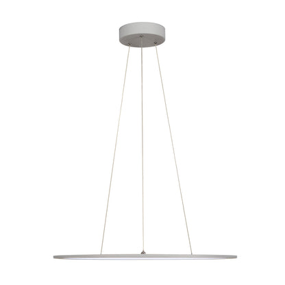 SLV LED PANEL ROUND, Pendelleuchte , silbergrau, 360LED, 40W, dimmbar 1-10V, 4000K