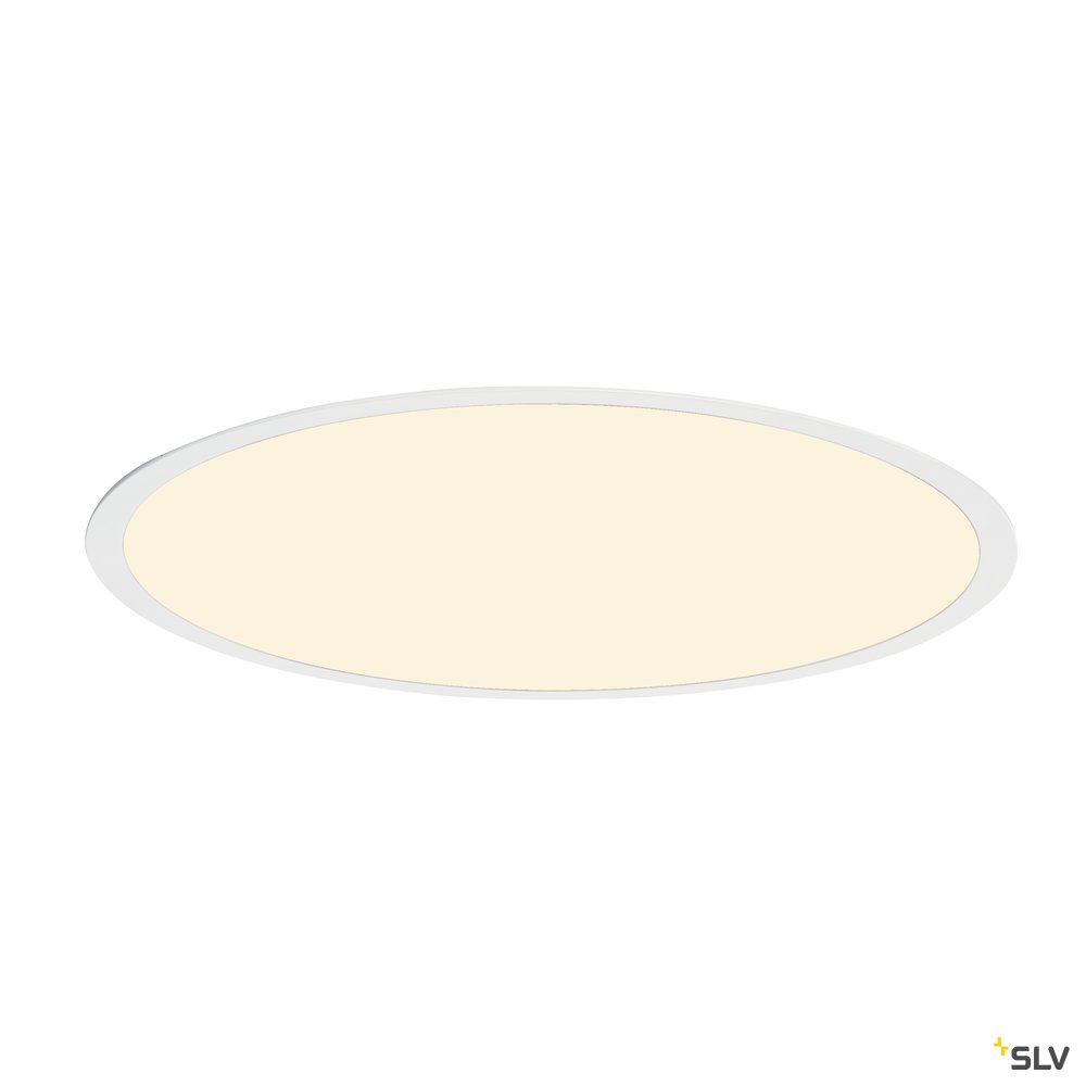 SLV LED PANEL ROUND, Einbauleuchte , weiss, 360LED, 40W, ohne Treiber, 3000K