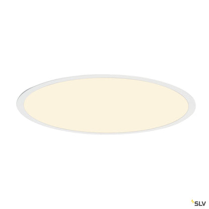 SLV LED PANEL ROUND, Einbauleuchte , weiss, 360LED, 40W, ohne Treiber, 3000K
