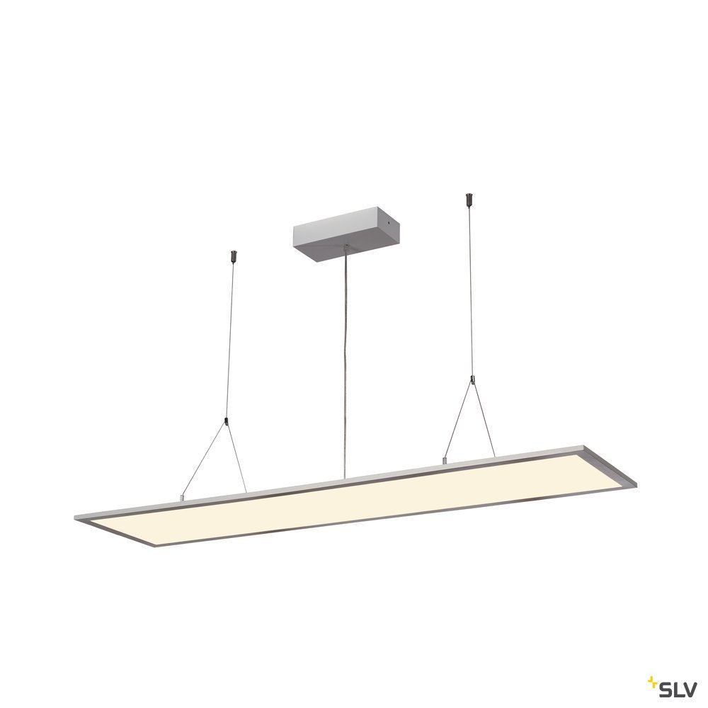 SLV I-PENDANT PRO LED Panel Pendelleuchte, 1195x295mm, silbergrau, 230V, 3000K