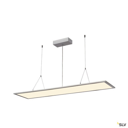 SLV I-PENDANT PRO LED Panel Pendelleuchte, 1195x295mm, silbergrau, 230V, 3000K