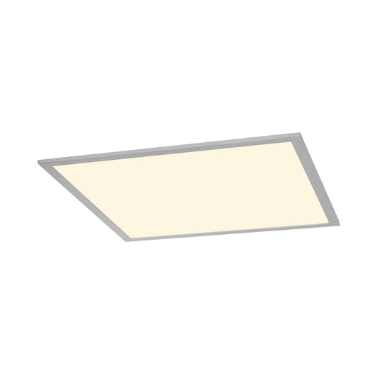 SLV I-VIDUAL, LED-Panel für Rasterdecken, 4000K, silbergrau, L/B 59,5/59,5 cm