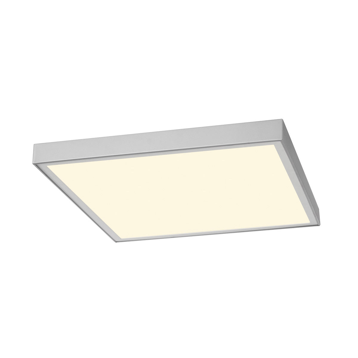 SLV I-VIDUAL, LED-Panel für Rasterdecken, 4000K, silbergrau, L/B 59,5/59,5 cm