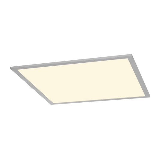 SLV I-VIDUAL, LED-Panel für Rasterdecken, 4000K, silbergrau, L/B 61,7/61,7 cm