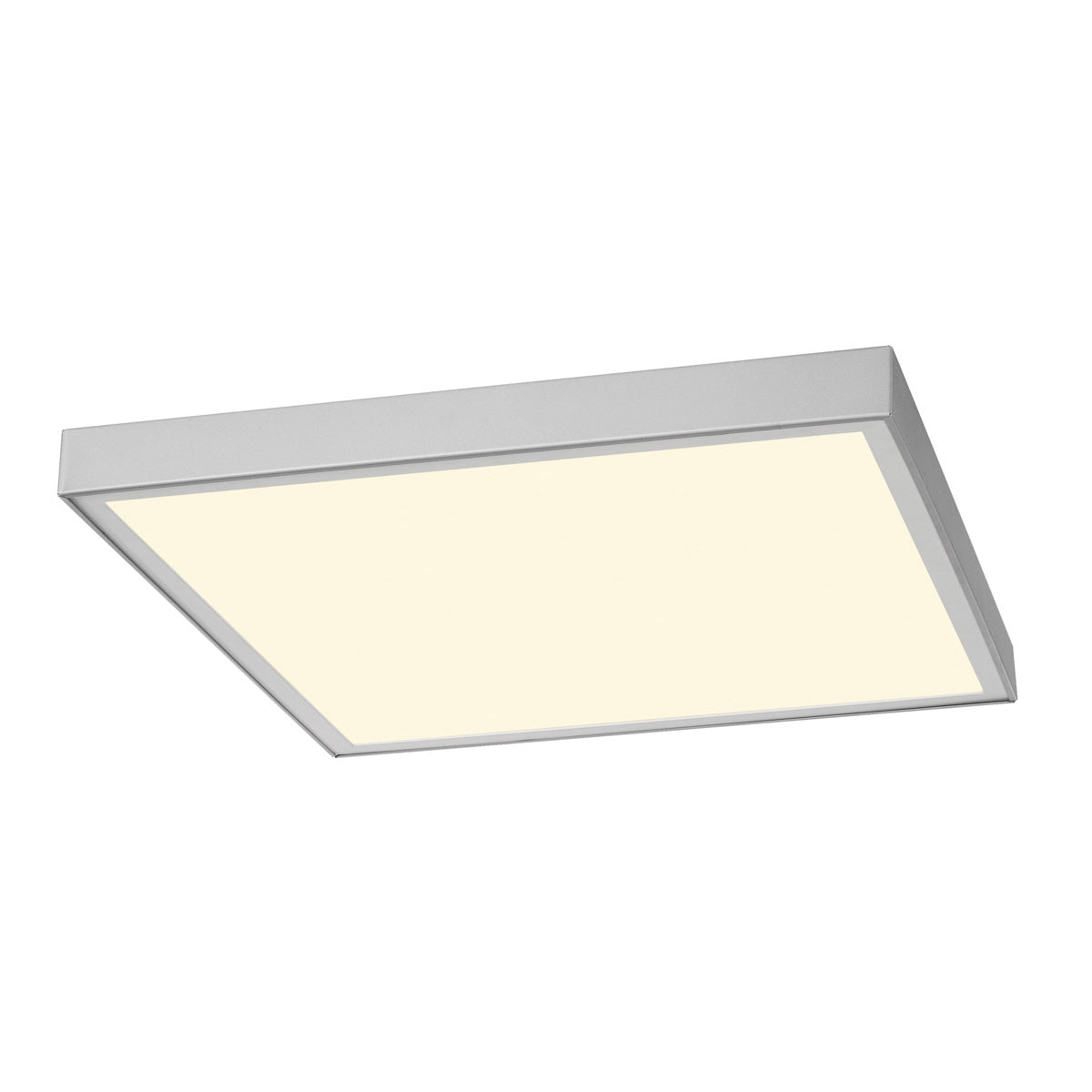 SLV I-VIDUAL, LED-Panel für Rasterdecken, 4000K, silbergrau, L/B 61,7/61,7 cm