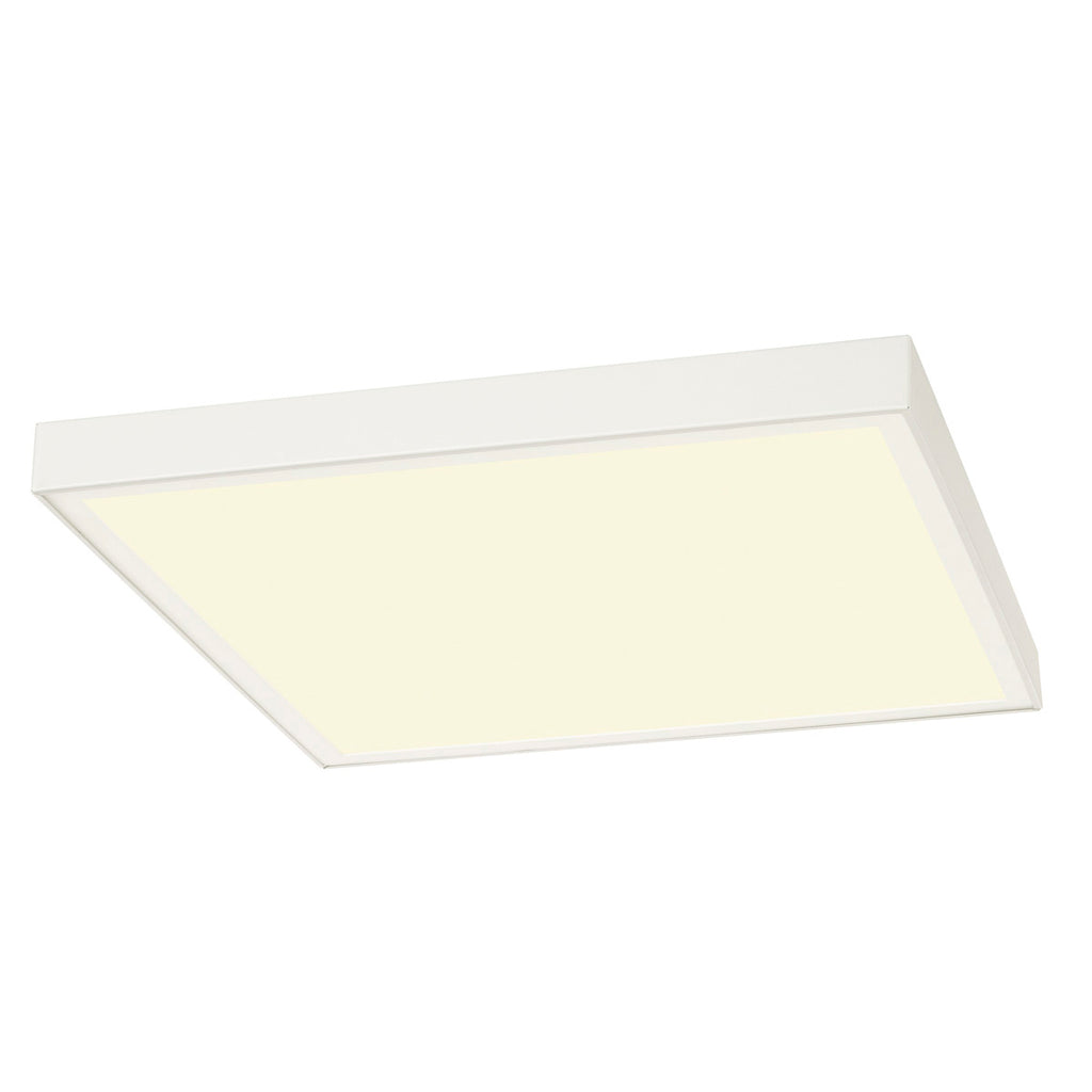 SLV Universal-Aufbaurahmen für quadratische LED-Panels in 595x595mm, mattweiss