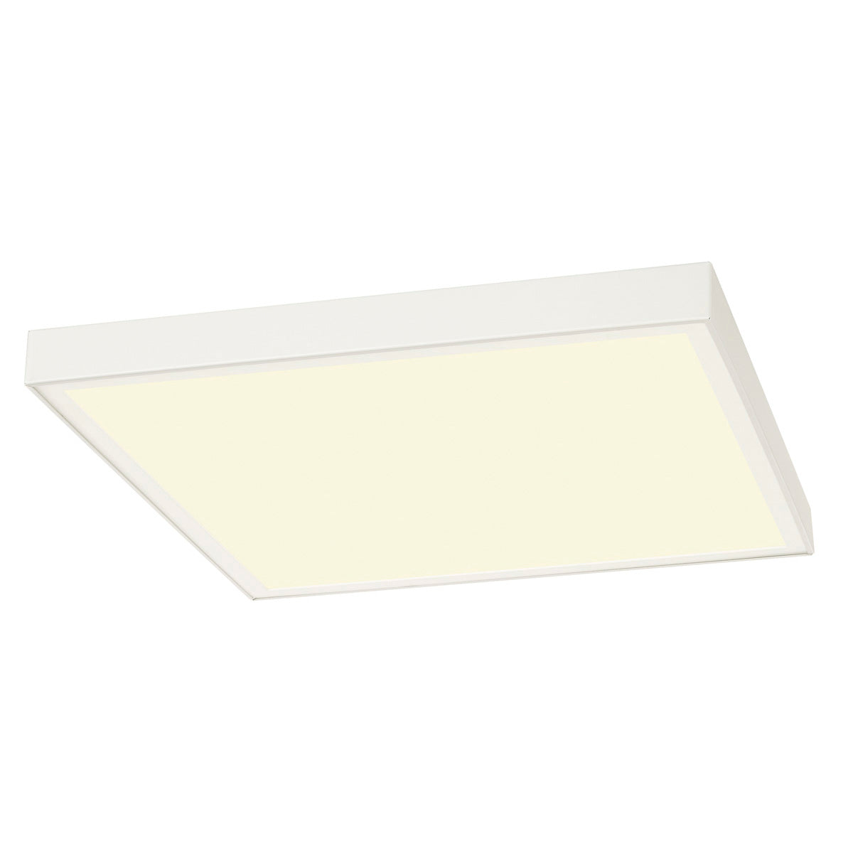 SLV Universal-Aufbaurahmen für quadratische LED-Panels in 595x595mm, mattweiss