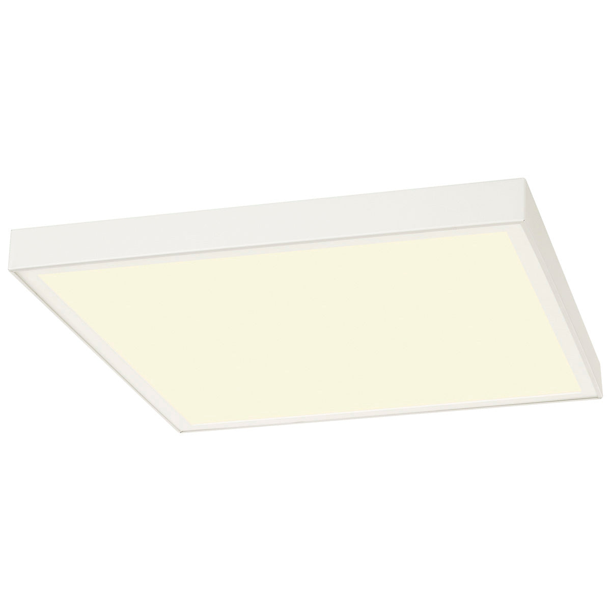 SLV Universal-Aufbaurahmen für quadratische LED-Panels in 620x620mm, mattweiss