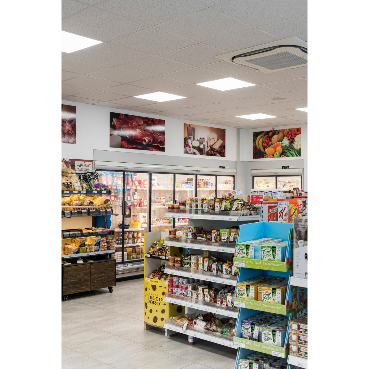 SLV I-VIDUAL PREMIUM LED Panel für Rasterdecken, 620x620mm, UGR<19, 4000K, weiss
