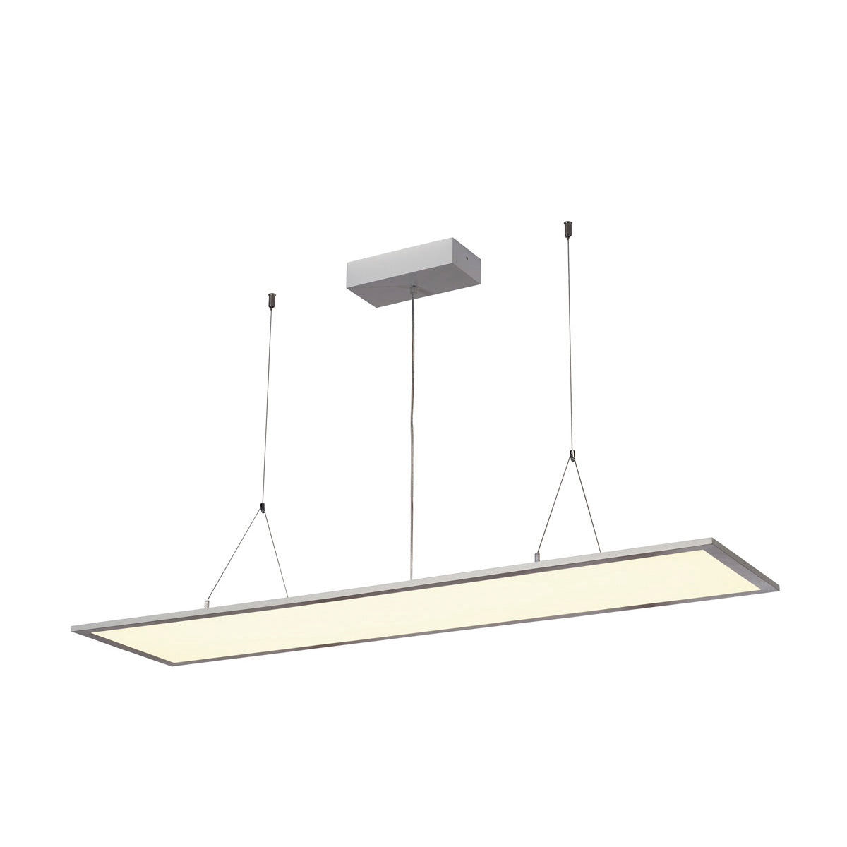 SLV I-PENDANT PRO PREMIUM LED Pendelleuchte, 1195x295mm, UGR<19, 4000K, silbergrau