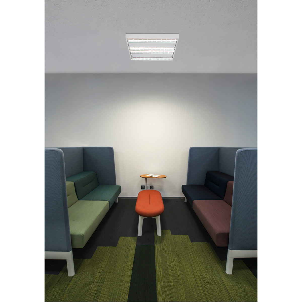 SLV RASTO, Deckenleuchte, vierflammig, LED, 4000K, weiß, L/B/H 60,4/60,4/5,8 cm, 4000lm, 38W