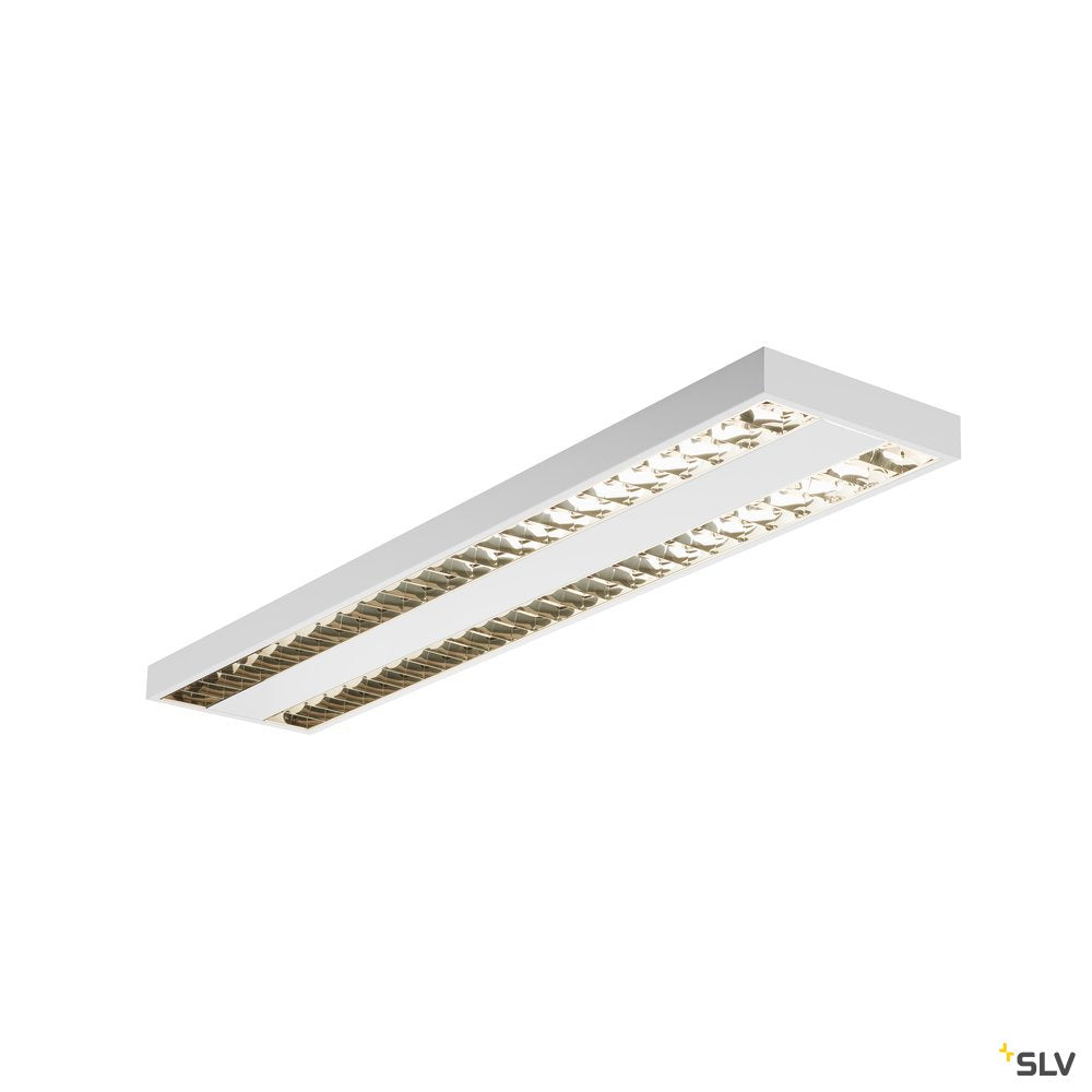 SLV RASTO, Deckenleuchte, LED, 3000K, weiß, L/B/H 150,4/30,4/5,8 cm, 6400lm, zur Pendelleuchte umrüstbar