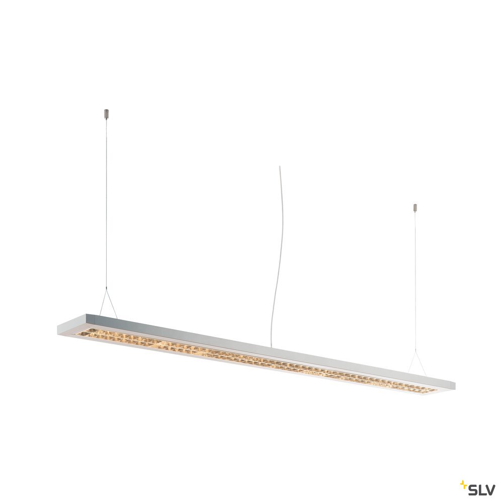 SLV RASTO, Deckenleuchte, LED, 3000K, weiß, L/B/H 154,5/17,5/4 cm, 5300lm, 44W