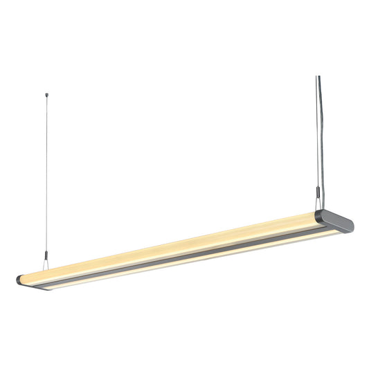 SLV DURANZ Pendelleuchte, silbergrau, 2xT5 35W