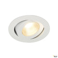 SLV CONTONE Downlight, schwenkbar, rund, weiss, 13W LED, warmweiss