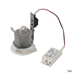 SLV CONTONE Downlight, schwenkbar, rund, weiss, 13W LED, warmweiss