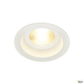 SLV CONTONE Downlight, rund, weiss, 13W LED, warmweiss, IP44
