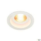 SLV CONTONE Downlight, rund, weiss, 13W LED, warmweiss, IP44