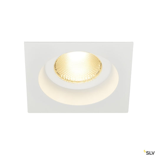 SLV CONTONE Downlight, eckig, weiss, 13W LED, warmweiss, IP44