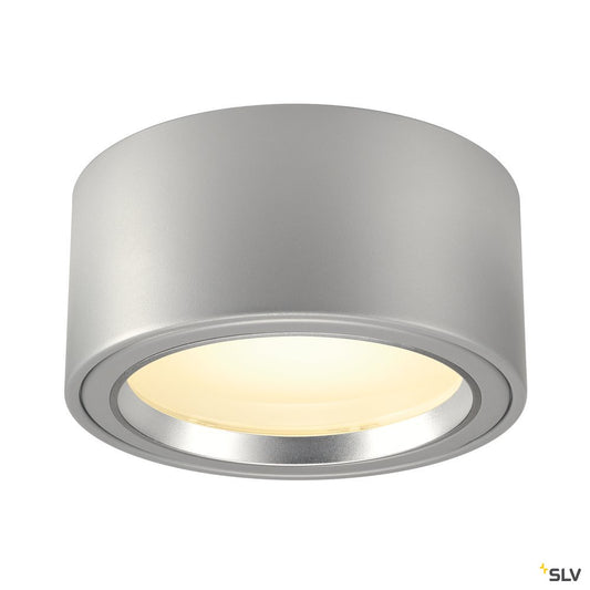 SLV LED AUFBAUSTRAHLER FERA 1800lm, rund, silbergrau, 48 LED, 3000K