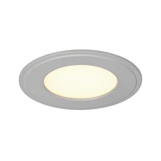 SLV SENSER Einbauleuchte, rund, silbergrau, 6W, 3000K