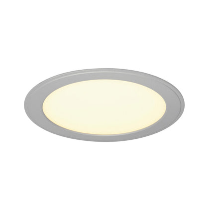SLV SENSER Einbauleuchte, rund, silbergrau, 14W, 3000K