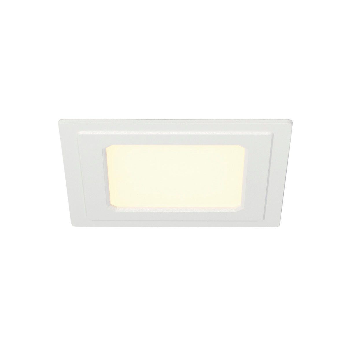 SLV SENSER Einbauleuchte, eckig, weiss, 6W, 3000K