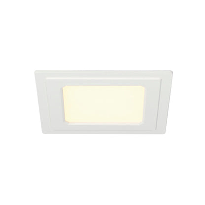 SLV SENSER Einbauleuchte, eckig, weiss, 6W, 3000K