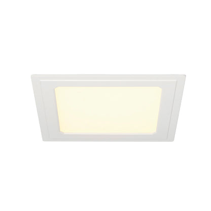 SLV SENSER Einbauleuchte, eckig, weiss, 10W, 3000K