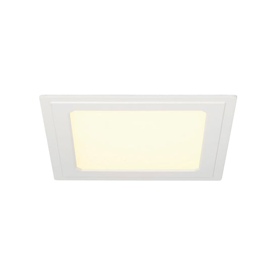 SLV SENSER Einbauleuchte, eckig, weiss, 10W, 3000K