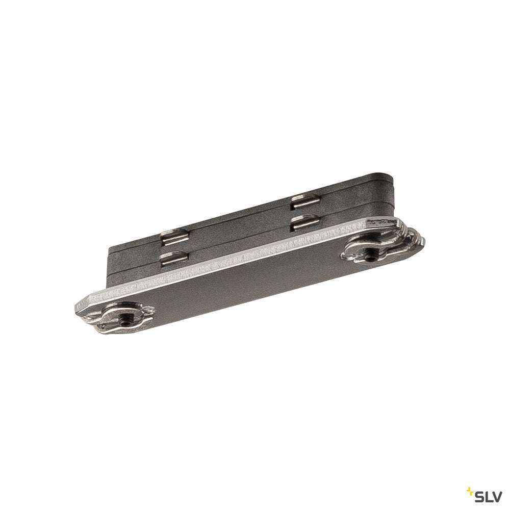 SLV LÄNGSVERBINDER, für D-TRACK Hochvolt-Stromschiene 2Phasen, silbergrau