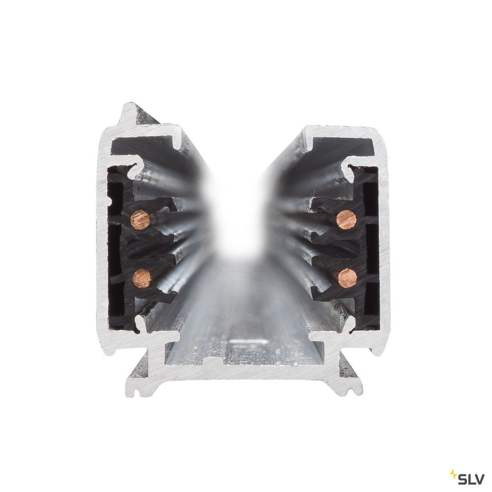 SLV S-TRACK 3P.-Aufbauschiene, silbergrau, 1m