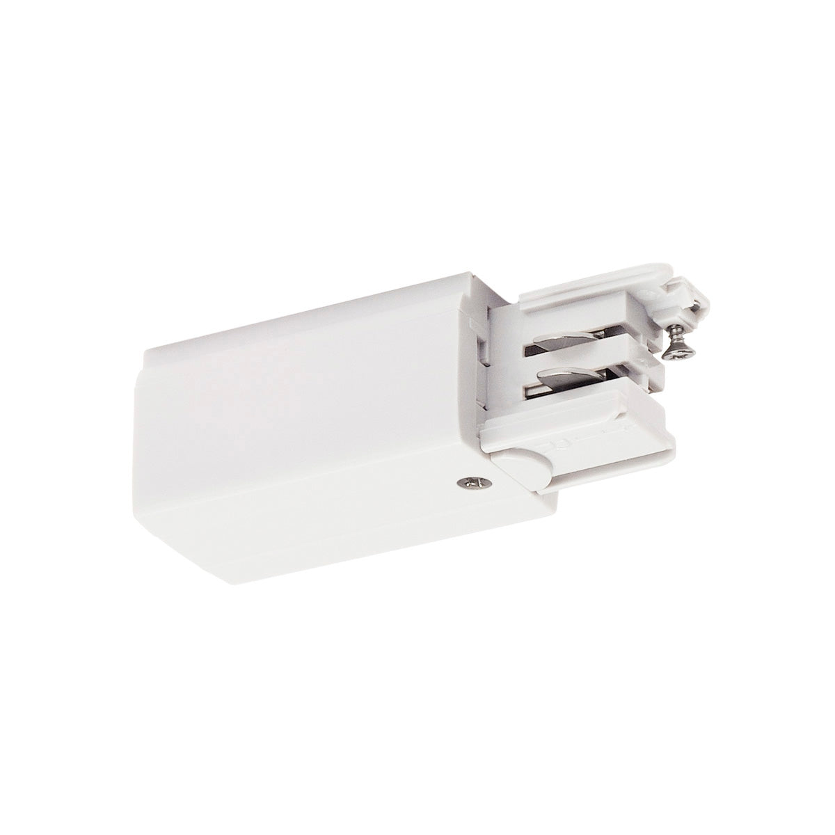 SLV Einspeiser für S-TRACK 3P.- Schiene, R-Version, weiss