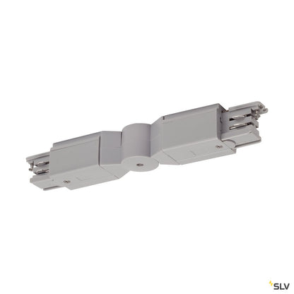 SLV Flexverbinder für S-TRACK 3P.- Schiene, silbergrau