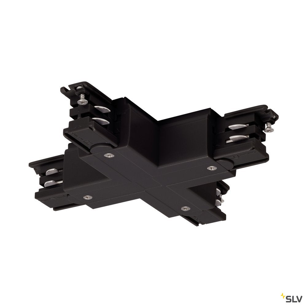 SLV X-Verbinder für S-TRACK 3P.- Schiene, schwarz