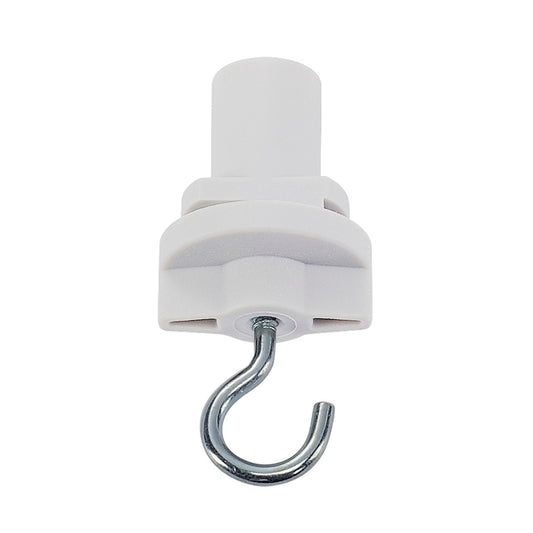 SLV 3P.-Adapter mit Haken für S-TRACK 3P.-Schiene, weiss