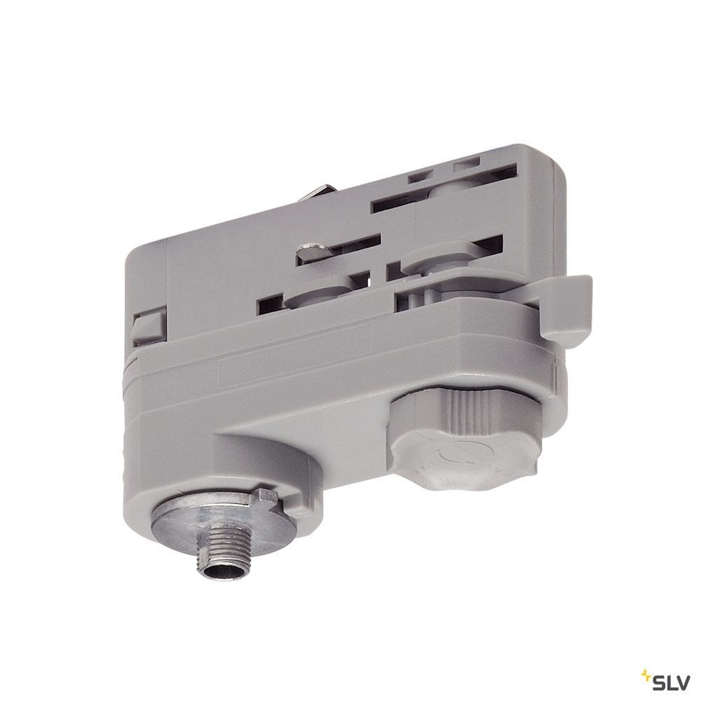 SLV Leuchtenadapter für S-TRACK 3P.-Schiene, silbergrau