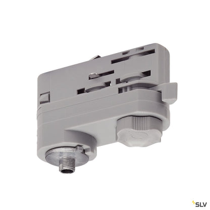 SLV Leuchtenadapter für S-TRACK 3P.-Schiene, silbergrau