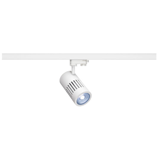 SLV STRUCTEC LED 24W, rund, weiss, 4000K, 36°, inkl. 3P.-Adapter