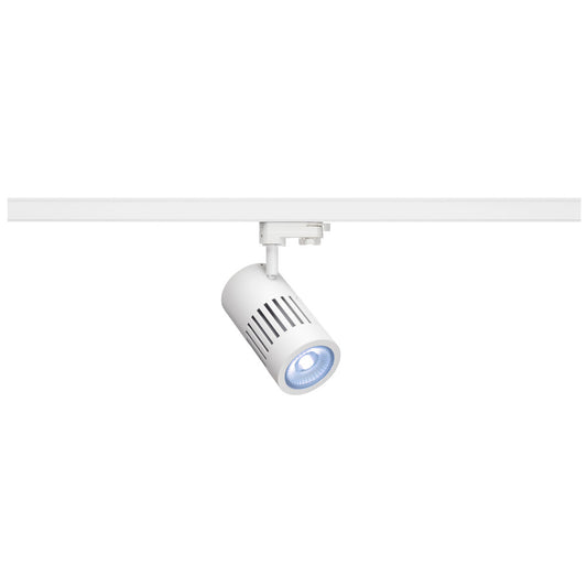 SLV STRUCTEC LED 24W, rund, weiss, 4000K, 60°, inkl. 3P.-Adapter