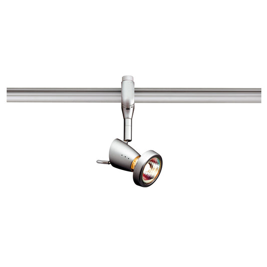 SLV SIENA Lampenkopf fürEASYTEC II, silbergrau, GU10,max. 75W, inkl. Decoring