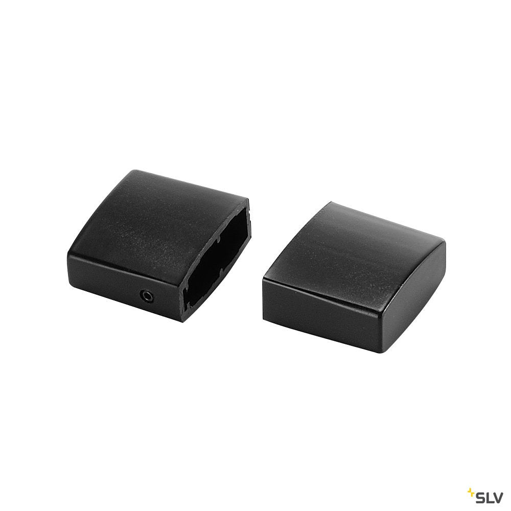 SLV Endkappe für EASYTEC II, 2 Stk., schwarz