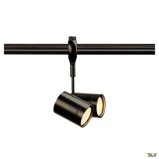 SLV BIMA 2 Lampenkopf für EASYTEC II, schwarz, 2xGU10, max. 2x50W
