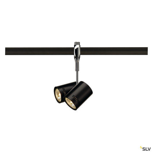 SLV BIMA 2 Lampenkopf für EASYTEC II, chrom, 2xGU10, max. 2x50W